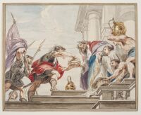Abraham and Melchisidek