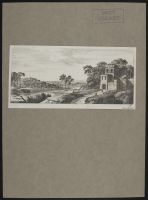 Landscape with a ruined building by a river