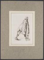 Beggar on crutches (le mendiant aux béquilles coiffé d'un bonnet)