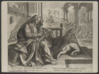 Luke writing his Gospel
