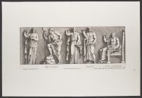 Plate 28 of 'Admiranda Romanarum Antiquitatum ac Veteris Sculpturae Vestigia': Neptuno, Genio, Iovi Sacrum