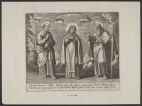 Teresa accompanied by St Peter and St Paul