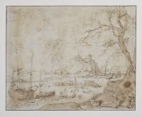 Northern port in winter (recto)