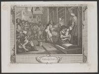 Industry and Idleness, Plate 6, The Industious 'Prentice out of his Time & Married to his Master's Daughter