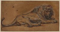 Recumbent lion