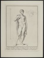 Plate 50: Male Nude in Contrapposto and Female Head in Profile
