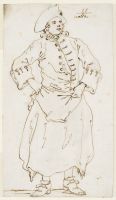 Standing man, viewed from the front (recto)