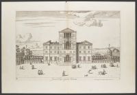 Rear facade of the villa Aldobrandini (Plate 8)