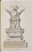 Design for the Valletta Conventual church nave tombstone of Fra Gaspare de Figuera