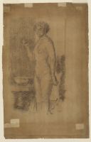 Nude standing at wash basin - Sally
