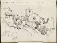 View of Arles (recto)
