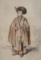 Carmelite friar, standing