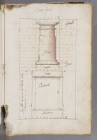 Page 5. Tuscan column and pedestal (recto)