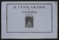 Il Canal Grande di Venezia Descritto da Antonio Quadri - cover  to folder 7