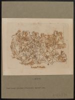 Crowd of mourning women