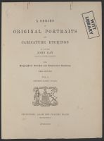 A Series of Original Portraits and Caricature Etchings (Vol. 1)