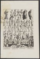Plate 29, Catalogue of sculptures in the Imperial Picture Gallery,  including classical, religious, and military subject matter.