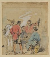 Group of five Chinese men