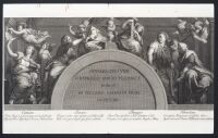 The four sibyls in the church of Santa Maria della Pace in Rome, after Raphael (Sibyllae Quatuor a RAphaelle Sancio Urbinate Romae in Ecclesia S. Mariae Pacis Depictae)