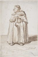 Caricature of the Procurateur General des Carmes in Rome