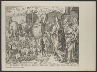 Noah and his family enter the ark