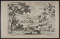 Landscape with two figures in the foreground