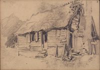Dilapidated cottage