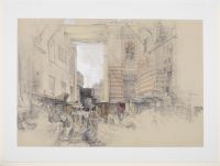 Street with the Mausoleum and Mosque of the Sultan al-Ghuri, Cairo