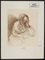 Study of a pensive woman