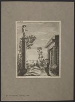 Plate 42: Scene showing the sun's light on objects when rising and setting