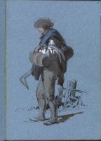 Standing labourer