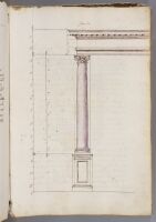 Page 21. Ionic column and entablature.