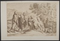 St. John the Baptist sending his two Disciples to our Saviour.