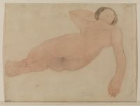 Étude de femme nue (Study of a Recumbent Female Nude)