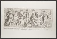 Plate 64 of 'Admiranda Romanarum Antiquitatum ac Veteris Sculpturae Vestigia': Nuptiale Festum