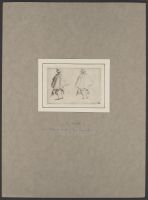 The gentleman in the great coat from the back (le gentilhomme au grand manteau, vu de dos)