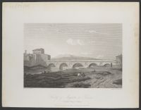 Bridge of Augustus at Rimini, & distant Town of S. Marino