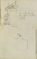 Page of a sketchbook - blank page (recto)