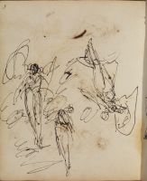 Page of a sketchbook (recto)