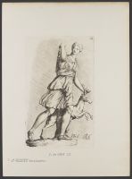 Diana with stag Plate 99 from Signorum veterum icones, 100 plates plus  title-page, of etchings after classical sculpture, dedicated to  Johannes Wtenbogaard and Constantijn Huygens