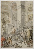 Life class at the Royal Academy of Painting and Sculpture