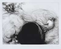 Difficult position - man on cow with cherubs