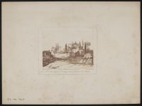Landscape with buildings