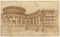 Louvre, east façade (study for the First Project)