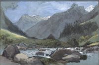 A mountain stream