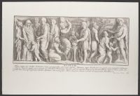 Plate 82 of 'Admiranda Romanarum Antiquitatum ac Veteris Sculpturae Vestigia': Nvptiae
