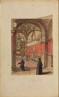 Interior of a church, Gibraltar - page in an album (verso; recto blank)