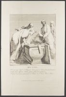 Recueil de cent vingt sujets et paysages divers, gravés à l'eau forte par plusieurs artistes... dont les dessins originaux font partie de Collection du Sr. Basan Pere à Paris          Death of St Francis Xavier (St François Xavier mourant)