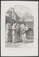Saint Bruno lit un bref du Pape qui l'invit a se rendre a Rome