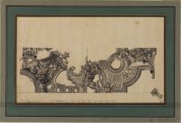 Two designs for ceiling decoration